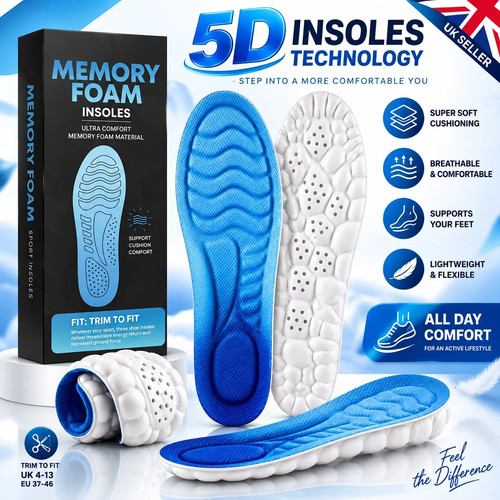 Memory foam shoe - foam, for