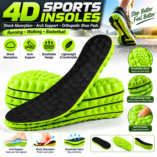 Sports insoles shock - 4d,