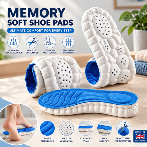 Memory foam shoe insoles - memory,