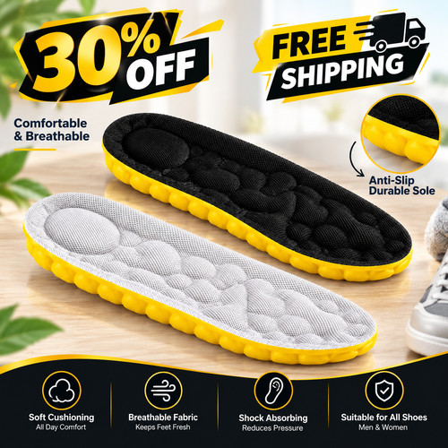Memory foam shoe - foam, insoles