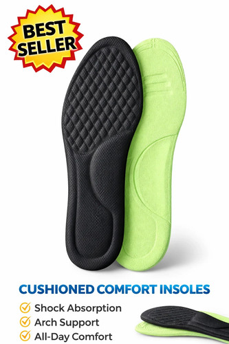 Memory foam shoe insoles - shoe, for