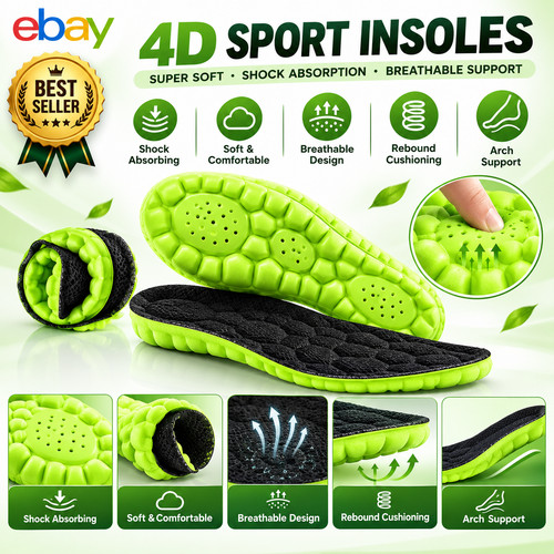 Memory foam shoe insoles - foam,